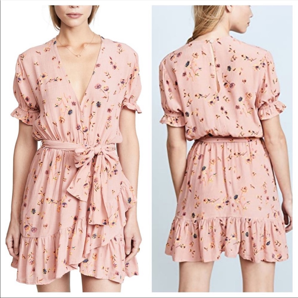 Faithfull the Brand Le Moulin Dress, Pink, Size M